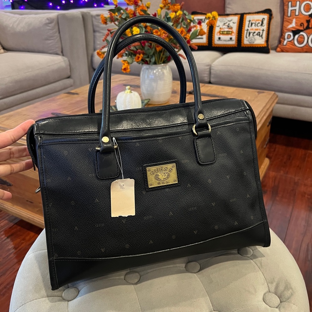 GUESS USA NWT Vintage Satchel Bag - Picture 8 of 17